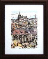 Vl. Šavel junior - Praha - Valdštejnská zahrada - grafika 